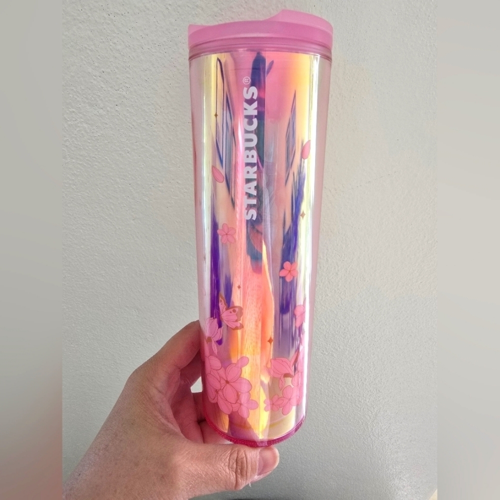 NWT Starbucks 2025 LATAM Floral Tumbler, 16 Oz